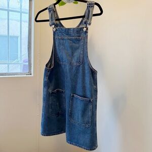 Madewell Denim Overall Mini Dress